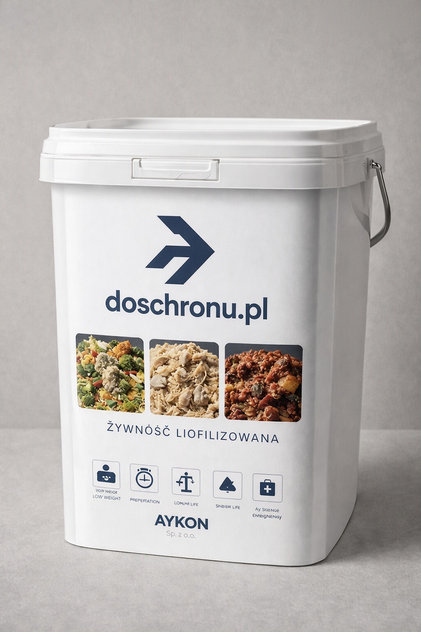 Żywność liofilizowana w porcji indywidualnej 2000 kcal